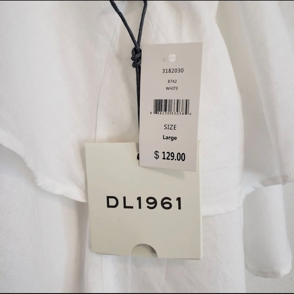 NWOT DL1961 Downing Layered Ruffle Top - Picture 6 of 7